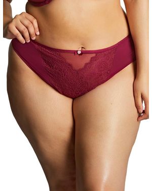Sculptresse By Panache 11212 Natalia High Leg Brief - Red