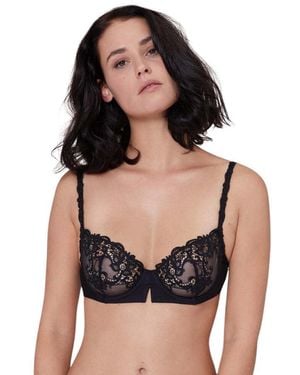 Simone Perele Saga Half Cup Bra - Black