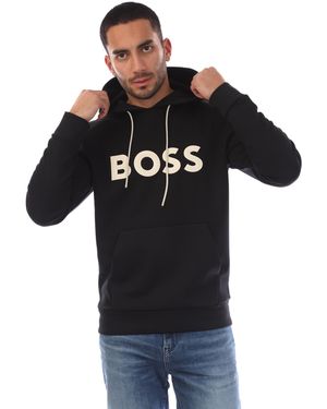 BOSS Soody Zone Sweatshirt In Zwart