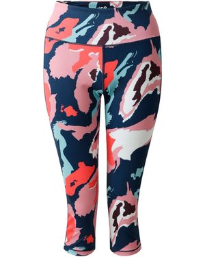 Regatta Ladies Influential Ii Marble Swirl 3/4 Length Leggings (Multicoloured) - Blue