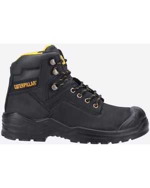 Caterpillar Safety Striver S3 Leather Boots - Black