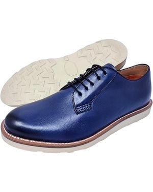 LB Comfort Newton Leather Shoes - Blue