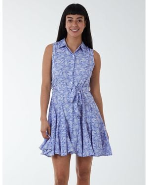 Blue Vanilla Sleeveless Mini Dress - Blue