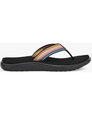 Teva Voya Flip Flops Antiguous Multi - Black