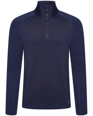 Dare 2b Fuser Core Stretch Half Zip Thermal Top (Nightfall) - Blue