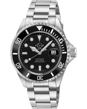 Gv2 Liguria 316 Stainless Steel Case, Dial, Stainlesss Bracelet Watch - Grey