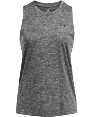 Under Armour Tech Tank Twist Gym Vest - Grey