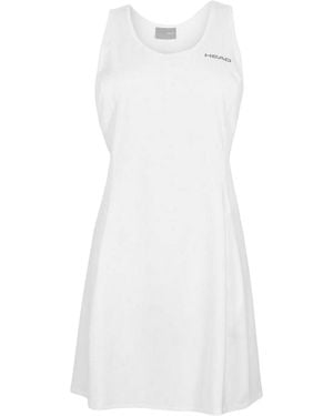 Head Ladies Club Plain Tank Dress - White