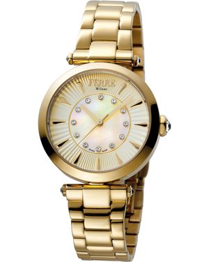 Ferré Fm1L075M0021 Dark Dial Stainless Steel Watch - Metallic