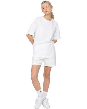 Enzo T-Shirt Tracksuit With Shorts - White