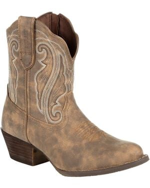 Durango Crush Leather Driftwood Boots - Brown