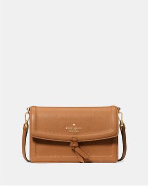 Kate Spade Knott Mini Crossbody Bag - Brown