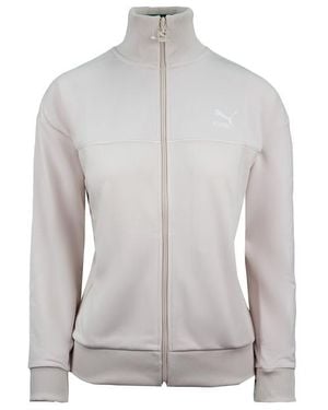 PUMA Zip Up Track Jacket Long Sleeve Top 595943 23 - Grey