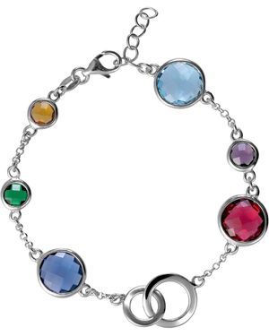 Orphelia 'Eloise' 925 Sterling Bracelet - Blue