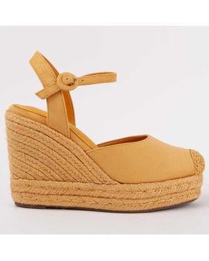 Montevita Wedge Espadrille Balenci10 - Metallic