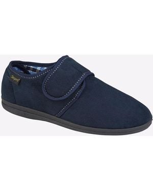 Sleeper Johnny Memory Foam Slippers - Blue