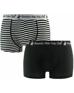 Beverly Hills Polo Club 2-Pack Trunks - Black