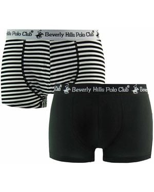 Beverly Hills Polo Club 2-Pack Trunks - Black