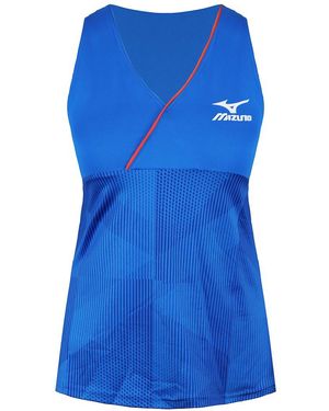 Mizuno Printed Tank Top - Blue