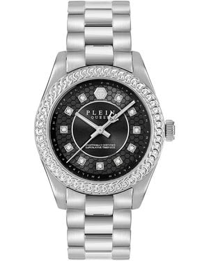 Philipp Plein Queen Supreme Horloge Zilverkleurig Pw7Fa0126 - Grijs