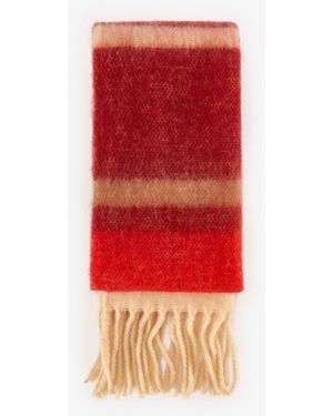 Penti Alba Striped Scarf - Red