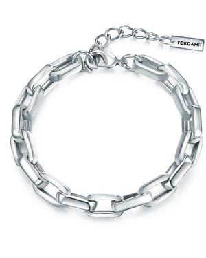 YOKOAMII Metal (Alloy) Bracelet - Blue