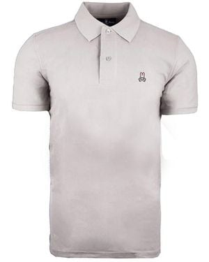 Psycho Bunny By Robert Godley Short Sleeve Polo Shirt B6K001B1Pc Oys - Grey