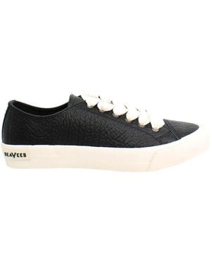 Seavees Crosby Plimsolls - Black