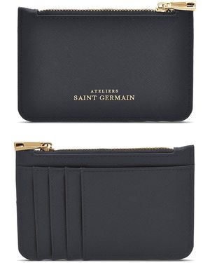 Ateliers Saint Germain Zipped Wallet - Black