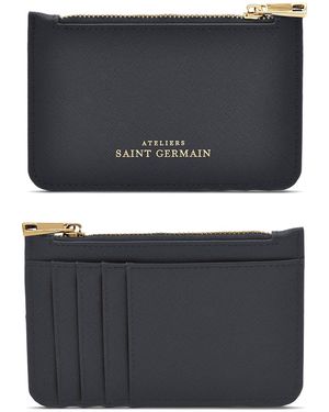 Ateliers Saint Germain Zipped Wallet - Black