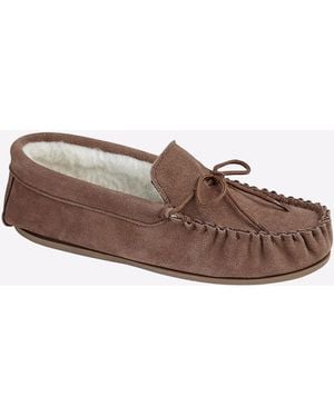 Mokkers Oliver Moccasin Slippers - Brown