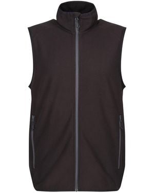 Regatta Navigate Fleece Gilet (/Seal) Material_Polyester - Black