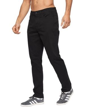 Duck and Cover Franztown Slim Chinos - Black