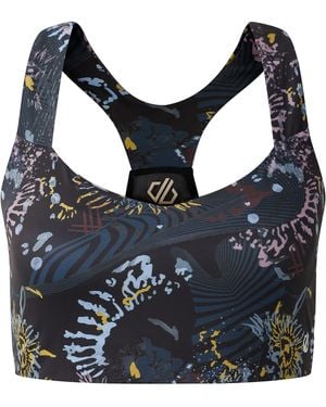Dare 2b Ladies Swift Iii Sports Bra Print) - Blue
