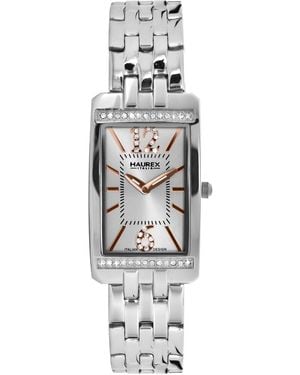 Haurex Italy Primula Watch Stainless Steel - White