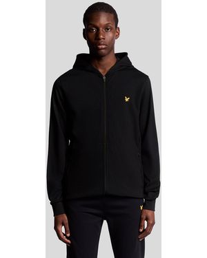 Lyle & Scott Sports Lightweight Zip Hoodie - Black