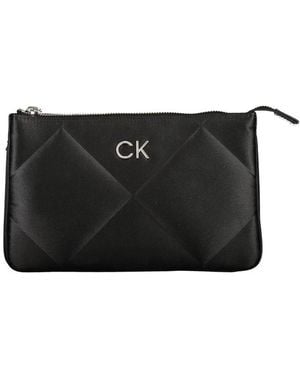 Calvin Klein Quilted Satin Clutch K50K507326 - Black