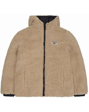 Reebok Reversible Puffer Sherpa - Natural