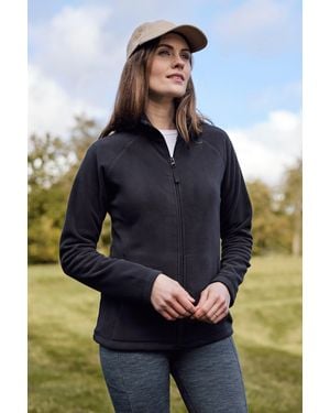 Mountain Warehouse 'Raso' Fleece Jacket Full Zip Soft Touch Warm Outdoors Layer Breathable Gilet - Blue