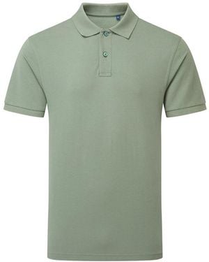 Asquith & Fox Plain Short Sleeve Polo Shirt (Fern) - Green