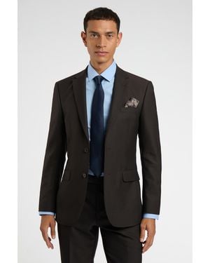 Racing Green Regular Fit Birdseye Jacket - Blue
