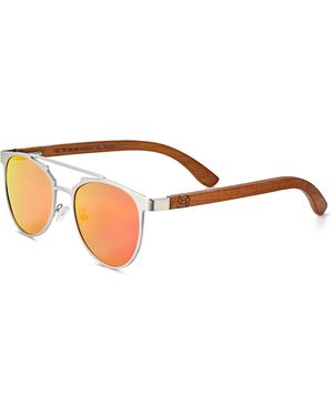 Earth Wood Positano Polarized Sunglasses - Brown