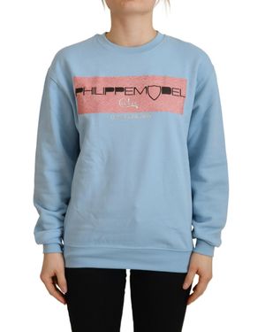 Philippe Model Crewneck Sweatshirt Limited Edition - Blauw