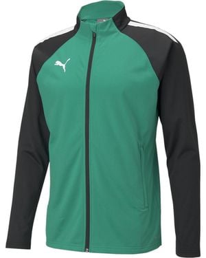 PUMA Teamliga Training Jacket Tracksuit Top - Green