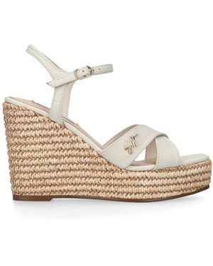 Steve Madden Leather Cylo Heels - Metallic