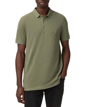 AllSaints T-Shirts Milano Basic Print Casual Cotton Tee Summer - Green