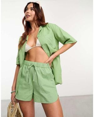 Esmee London Exclusive Beach Short Co-Ord - Green