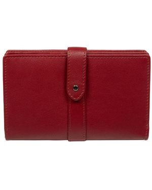 NiNa Amora 'Gabriela' Leather Purse - Red