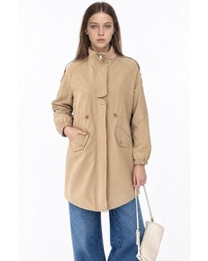 puka Trench Coat - Natural