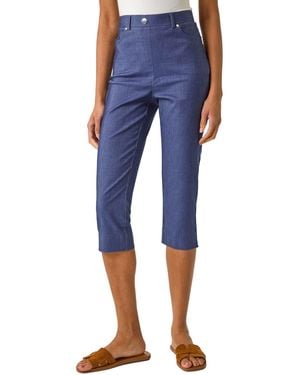Roman Lift Sculpt Shape Cropped Stretch Trouser - Blue